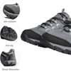 CAMEL CROWN Hiking Shoes Men Breathable NonSlip Sneakers Lightweight Low Top for Outdoor Trailing Trekking WalkingLight Gray