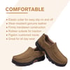 CAMEL CROWN Mens Loafers Slip On Loafer Leather Casual Walking Shoes Comfortable for Work Office Dress OutdoorBrown4020