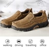 CAMEL CROWN Mens Loafers Slip On Loafer Leather Casual Walking Shoes Comfortable for Work Office Dress OutdoorKhaki4020