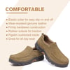 CAMEL CROWN Mens Loafers Slip On Loafer Leather Casual Walking Shoes Comfortable for Work Office Dress OutdoorKhaki4020