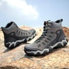 CAMEL CROWN Mens Mid Hiking Boots NonSlip Work Boots Breathable for Outdoor Trekking Walking Trail BackpackingGrey