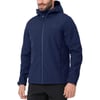 CAMEL CROWN Mens Softshell Jacket Fleece Lined Waterproof Windproof Lightweight Outerwear Full Zip Hiking Work TravelBlue1