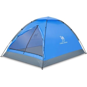 CAMEL CROWN 2345 Person Camping Dome Tent WaterproofSpacious Lightweight Portable Backpacking Tent for Outdoor CampingHikingSapphire Blue