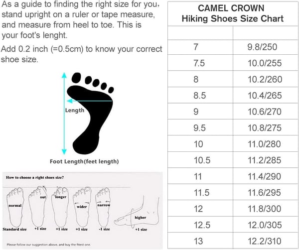 CAMEL CROWN Hiking Shoes Men Breathable NonSlip Sneakers Lightweight Low Top for Outdoor Trailing Trekking WalkingLight Gray