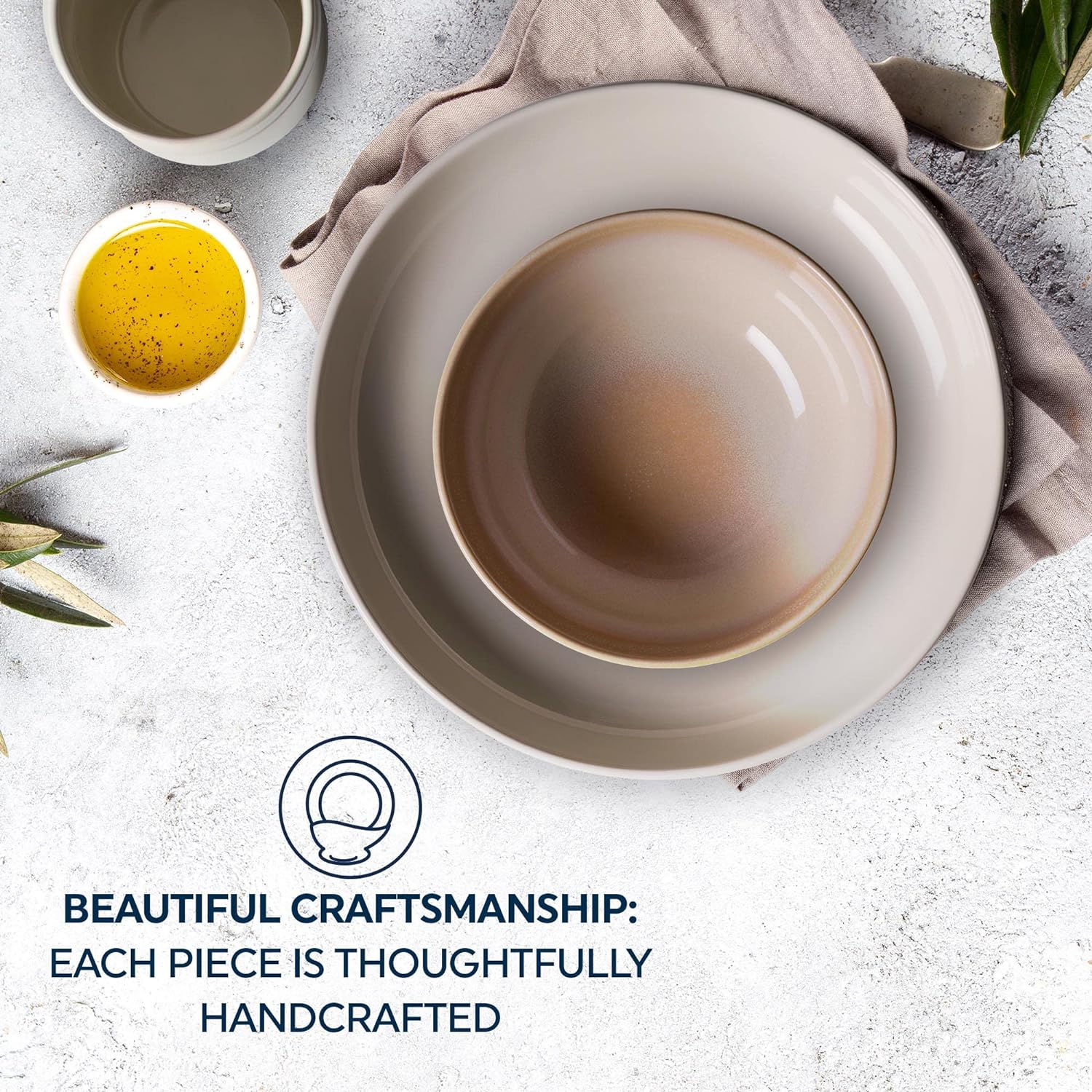 beige corelle dishes
