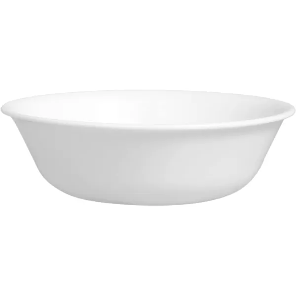 Corelle 4-Pc Versa Bowls for Pasta, Salad and More, Service for 4, Durable and Eco-Friendly 30-Oz , Compact Stack Bowl Set, Microwave and Dishwasher Safe, White