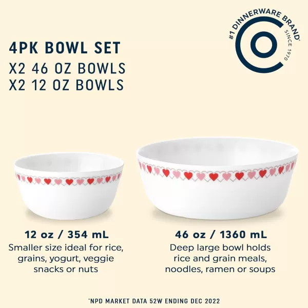 Corelle Everyday Expressions 12-Pc Dinnerware Set, Service for 4, Durable and Eco-Friendly, Higher Rim Glass Plate &amp; Bowl Set, Microwave and Dishwasher Safe, Azure Medallion