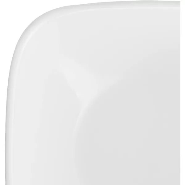 Corelle Vitrelle 1-Qt Serving Bowl, Large Serving Bowl, Triple Layer Glass, Crack and Chip Resistant, Square Serving Trays, 7.75"W x 2.25"H  White