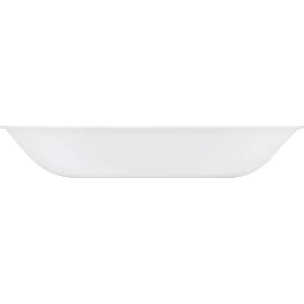 Corelle Vitrelle 1-Qt Serving Bowl, Large Serving Bowl, Triple Layer Glass, Crack and Chip Resistant, Square Serving Trays, 7.75"W x 2.25"H  White