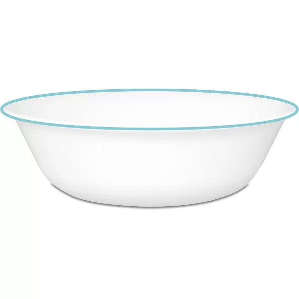 Corelle Vitrelle Glass Dinnerware Set, Chip &amp; Crack Resistant Triple Layer Glass, 4-PC Dinner Plates, Northern Pines