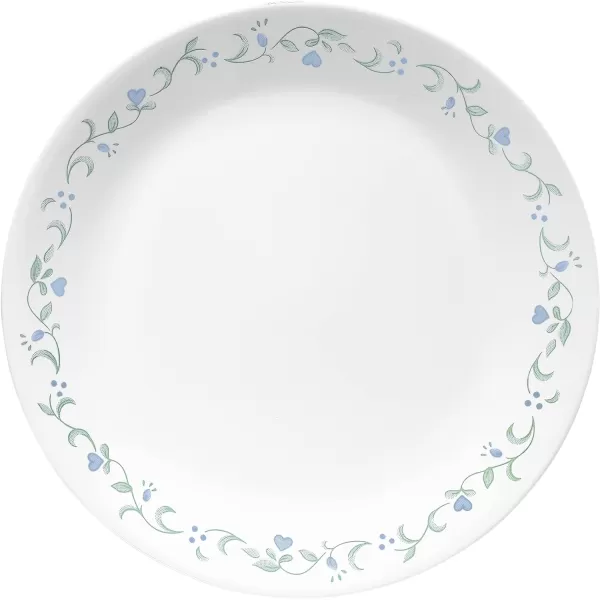 Corelle Vitrelle Glass Dinnerware Set, Chip &amp; Crack Resistant Triple Layer Glass, 4-PC Dinner Plates, Northern Pines