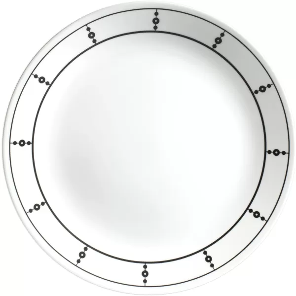 Corelle Vitrelle Glass Dinnerware Set, Chip &amp; Crack Resistant Triple Layer Glass, 4-PC Dinner Plates, Northern Pines