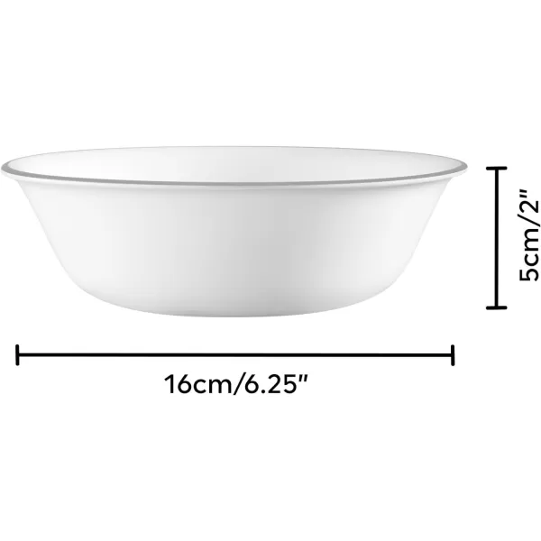 Corelle Vitrelle Glass Dinnerware Set, Chip &amp; Crack Resistant Triple Layer Glass, 4-PC Dinner Plates, Northern Pines