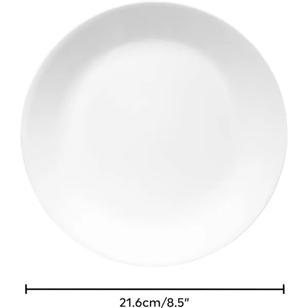 Corelle Vitrelle Glass Dinnerware Set, Chip &amp; Crack Resistant Triple Layer Glass, 4-PC Dinner Plates, Northern Pines