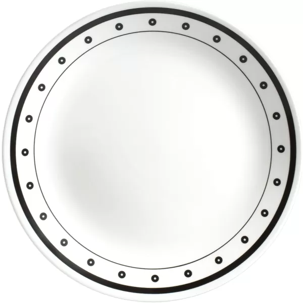 Corelle Vitrelle Glass Dinnerware Set, Chip &amp; Crack Resistant Triple Layer Glass, 4-PC Dinner Plates, Northern Pines