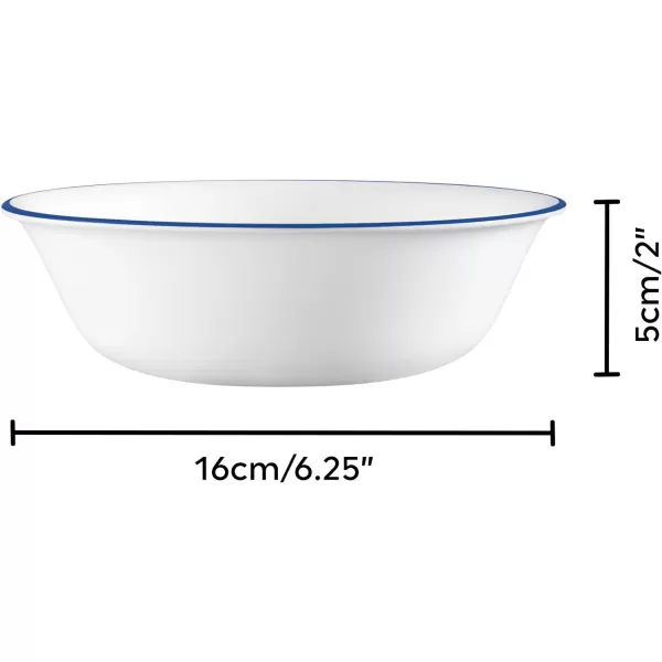 Corelle Vitrelle Glass Dinnerware Set, Chip &amp; Crack Resistant Triple Layer Glass, 4-PC Dinner Plates, Northern Pines