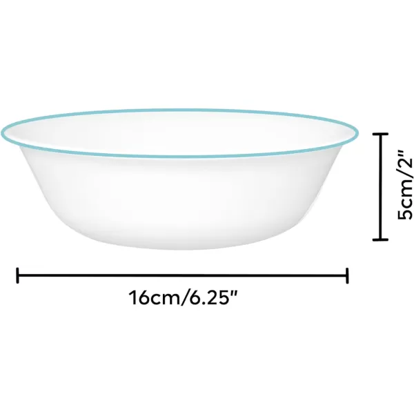 Corelle Vitrelle Glass Dinnerware Set, Chip &amp; Crack Resistant Triple Layer Glass, 4-PC Dinner Plates, Northern Pines