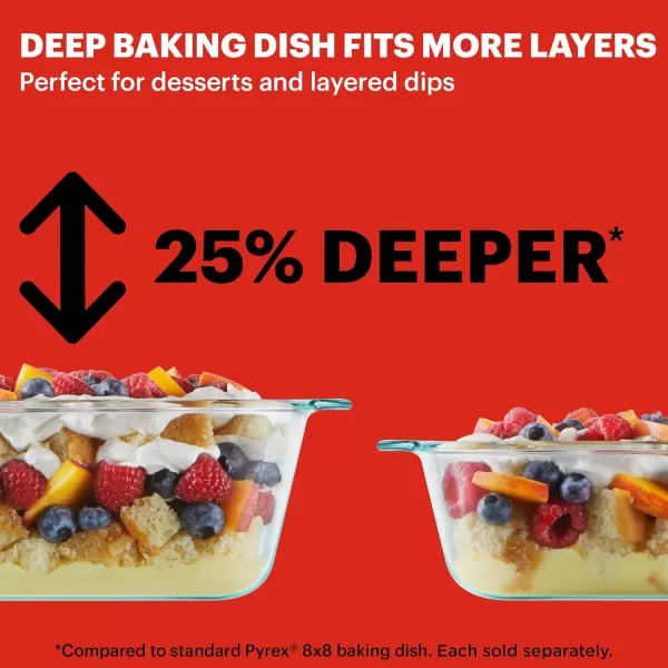 Pyrex Deep Baking Dish Set , Model:)