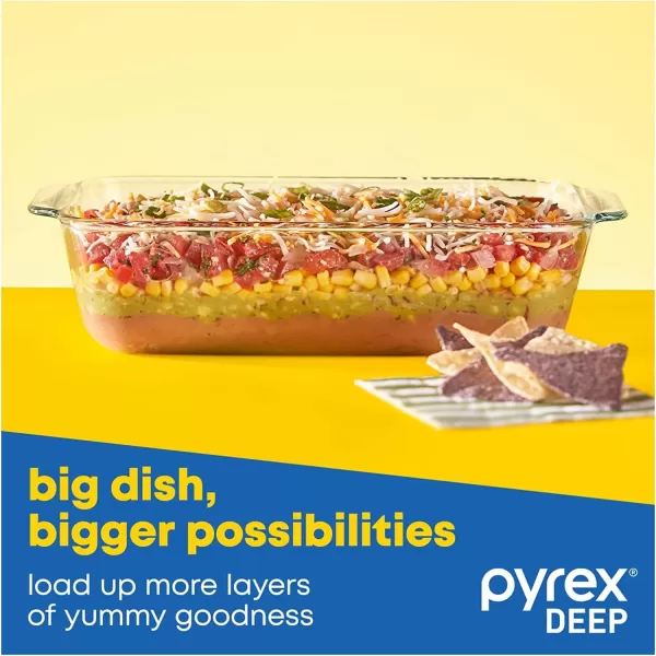 Pyrex Deep Baking Dish Set , Model:
