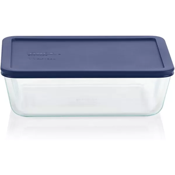 Pyrex Simply Store Food Storage Container Set with BPA-Free Lid, Rectangular Glass Storage Containers, Dishwasher, Microwave and Freezer Safe, 10 Piece