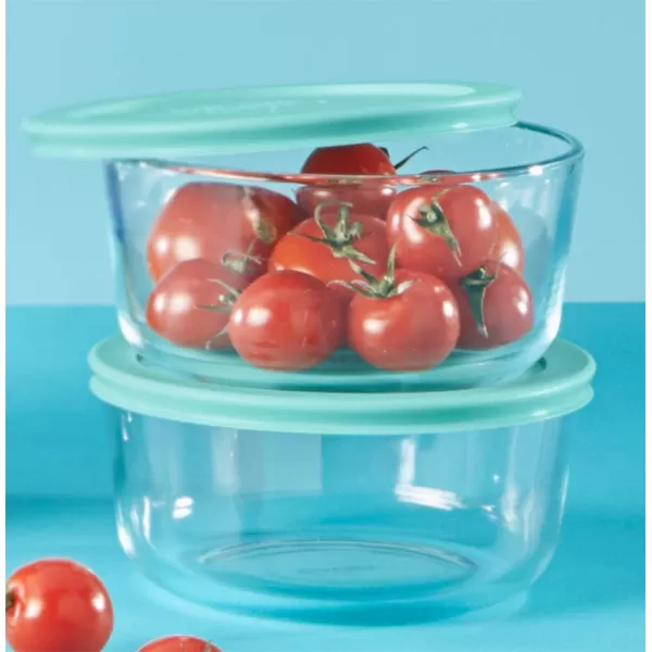 Pyrex Simply Store Food Storage Container Set with BPA-Free Lid, Rectangular Glass Storage Containers, Dishwasher, Microwave and Freezer Safe, 10 Piece