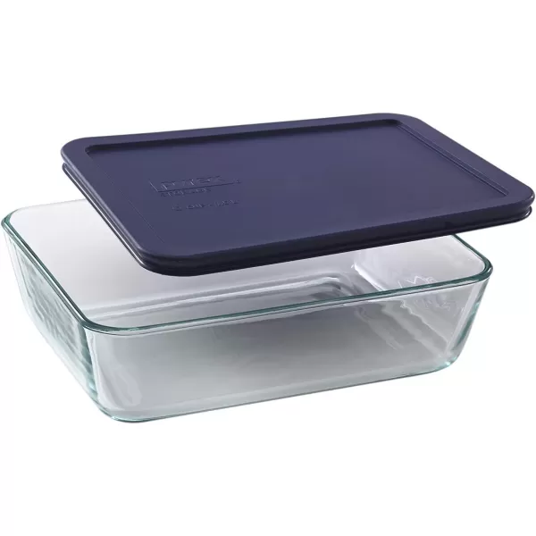 Pyrex Simply Store Food Storage Container Set with BPA-Free Lid, Rectangular Glass Storage Containers, Dishwasher, Microwave and Freezer Safe, 10 Piece)