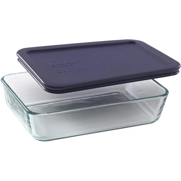 Pyrex Simply Store Food Storage Container Set with BPA-Free Lid, Rectangular Glass Storage Containers, Dishwasher, Microwave and Freezer Safe, 10 Piece)