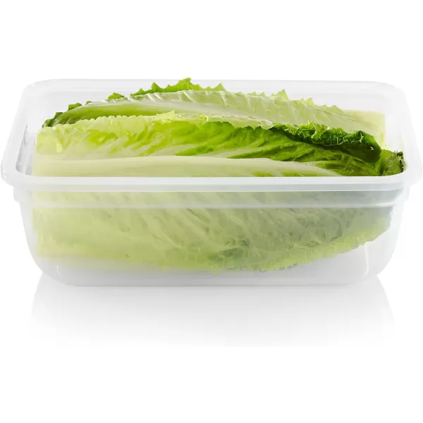 Snapware Total Solution 6-Pc Plastic Food Storage Containers Set with Lids, 8.5-Cup Rectangle Meal Prep Container, Non-Toxic, BPA-Free with 4 Locking Tabs, Microwave, Dishwasher, and Freezer Safe