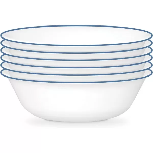 Corelle,Glass 28oz Red Band Bowl 6pk