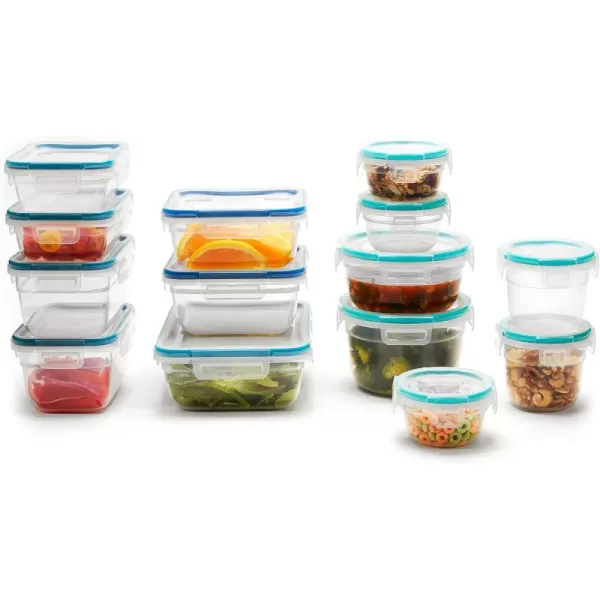 Snapware Total Solution 6-Pc Plastic Food Storage Containers Set with Lids, 8.5-Cup Rectangle Meal Prep Container, Non-Toxic, BPA-Free with 4 Locking Tabs, Microwave, Dishwasher, and Freezer Safe)