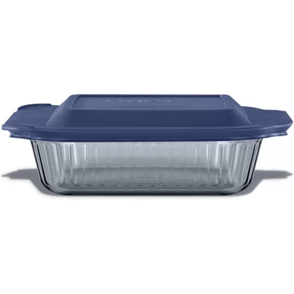 Pyrex Colors  Tinted Glass Baking Dish with BPA-Free Lid, Oblong Bakeware Glass Pan For Casserole &amp; Lasagna, Dishwasher, Freezer, Microwave and Pre-Heated Oven Safe, Smoke