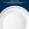 imageCorelle 6Piece 85quot Lunch Round Plates Vitrelle Triple Layer Glass Lightweight Round Plates Salad Plates Chip and Scratch Resistant Microwave and Dishwasher Safe Brasserie MediumCaspian