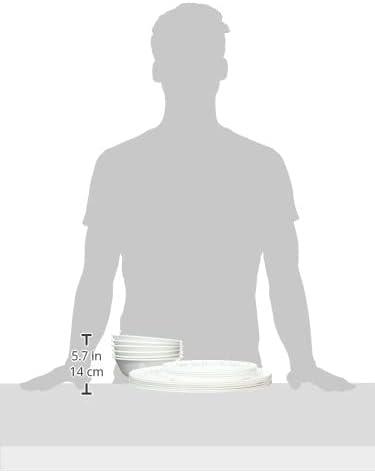 imageCorelle Vitrelle 18 Piece Glass Dinnerware Sets Service for 6 Triple Layer Chip ampamp Crack Resistant Glass Plate and Bowl Sets LailaCountry Cottage