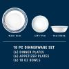 imageCorelle Vitrelle 18 Piece Glass Dinnerware Sets Service for 6 Triple Layer Chip ampamp Crack Resistant Glass Plate and Bowl Sets LailaAcadia