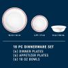 imageCorelle Vitrelle 18 Piece Glass Dinnerware Sets Service for 6 Triple Layer Chip ampamp Crack Resistant Glass Plate and Bowl Sets LailaLogan