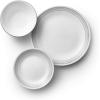 imageCorelle Vitrelle 18 Piece Glass Dinnerware Sets Service for 6 Triple Layer Chip ampamp Crack Resistant Glass Plate and Bowl Sets LailaMystic Gray