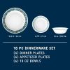 imageCorelle Vitrelle 18 Piece Glass Dinnerware Sets Service for 6 Triple Layer Chip ampamp Crack Resistant Glass Plate and Bowl Sets LailaPenelope