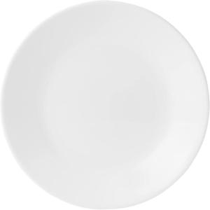 imageCorelle Vitrelle 675quot Salad Appetizer Plate Set Triple Layer Glass and Chip Resistant Lightweight Round Plates 1Piece Winter Frost White675 App Plates