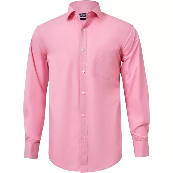 Year In Year Out French Cuff Wrinkle Free Dress Shirt for Men Regular Fit Long Sleeve Wrinkle Resistant Shirt