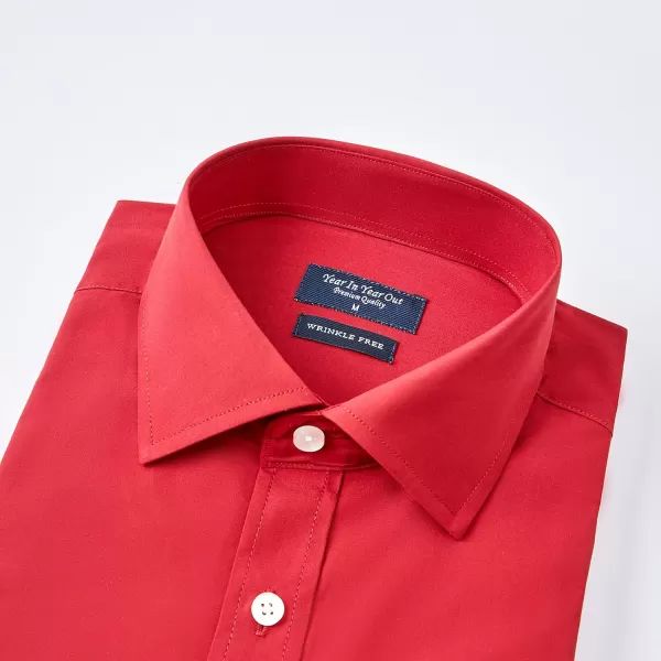 Year In Year Out French Cuff Wrinkle Free Dress Shirt for Men Regular Fit Long Sleeve Wrinkle Resistant Shirt