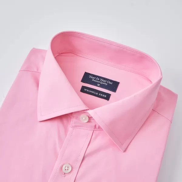 Year In Year Out French Cuff Wrinkle Free Dress Shirt for Men Regular Fit Long Sleeve Wrinkle Resistant Shirt
