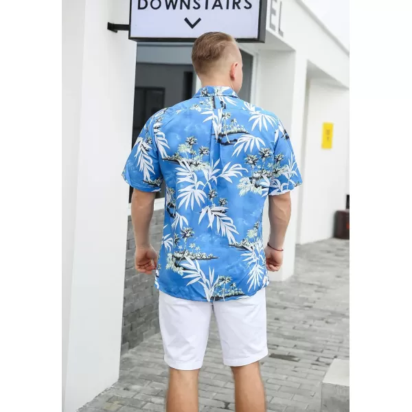 Year In Year Out Mens Hawaiian Shirt Regular Fit Hawaiian Shirts for Men with Quick to Dry Effect