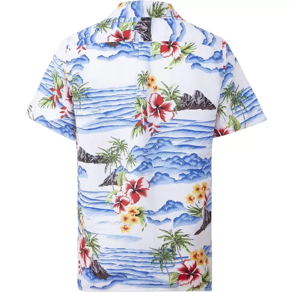 Year In Year Out Mens Hawaiian Shirt Regular Fit Hawaiian Shirts for Men with Quick to Dry Effect