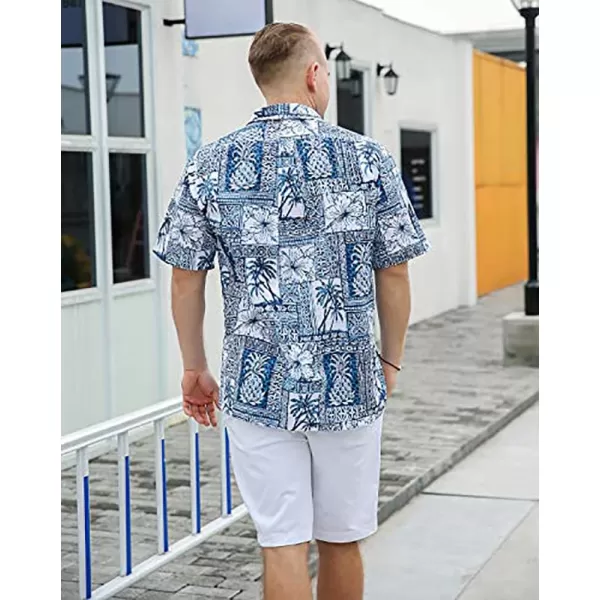 Year In Year Out Mens Hawaiian Shirt Regular Fit Hawaiian Shirts for Men with Quick to Dry Effect