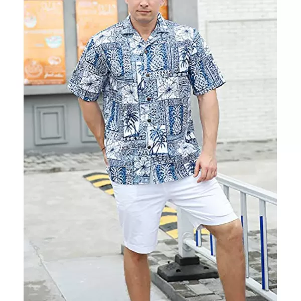 Year In Year Out Mens Hawaiian Shirt Regular Fit Hawaiian Shirts for Men with Quick to Dry Effect
