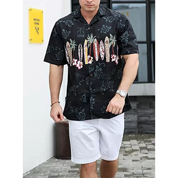Year In Year Out Mens Hawaiian Shirt Regular Fit Hawaiian Shirts for Men with Quick to Dry Effect