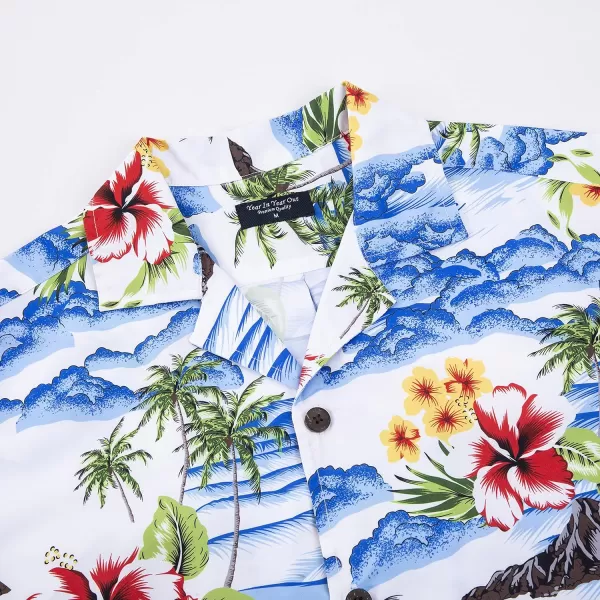Year In Year Out Mens Hawaiian Shirt Regular Fit Hawaiian Shirts for Men with Quick to Dry Effect