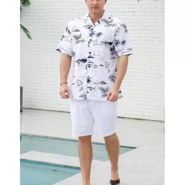 Year In Year Out Mens Hawaiian Shirt Regular Fit Hawaiian Shirts for Men with Quick to Dry Effect