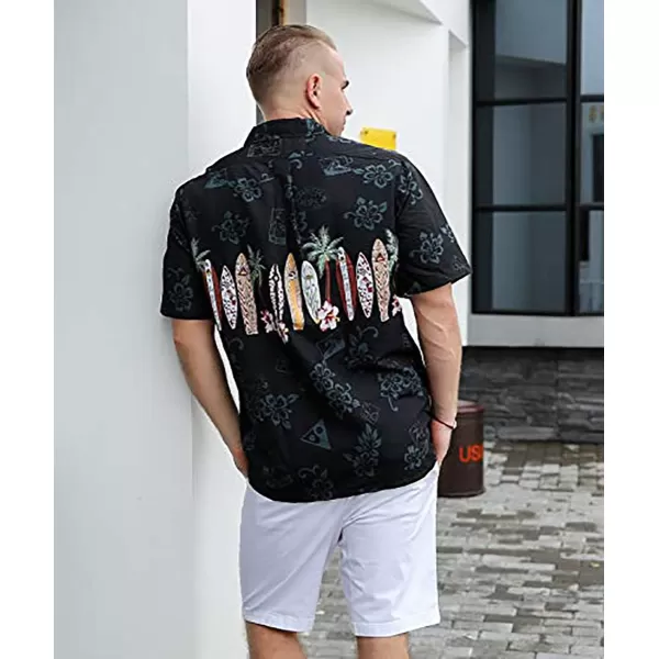 Year In Year Out Mens Hawaiian Shirt Regular Fit Hawaiian Shirts for Men with Quick to Dry Effect