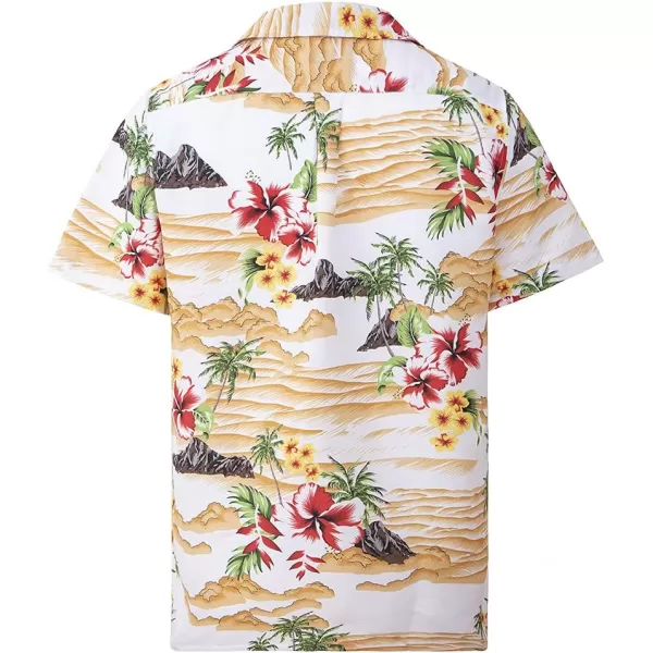 Year In Year Out Mens Hawaiian Shirt Regular Fit Hawaiian Shirts for Men with Quick to Dry Effect